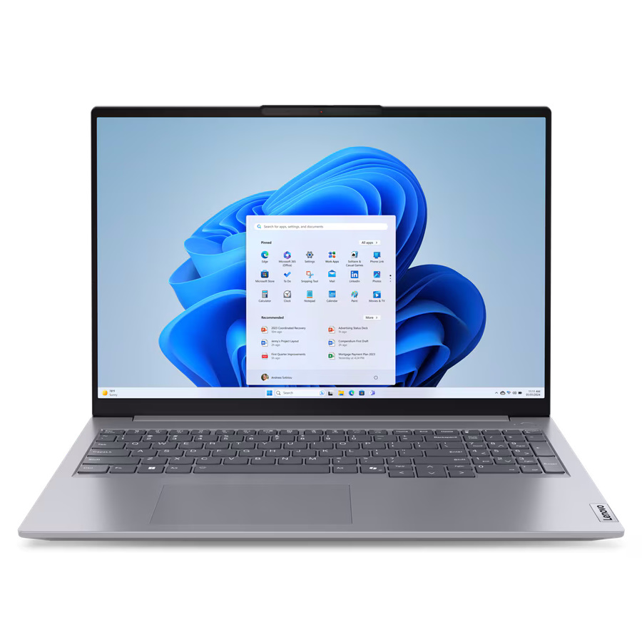 Lenovo ThinkBook 16 G7 IML 16" WUXGA (1920x1200) IPS 300N, Intel ultra 7 155H, 1x16GB DDR5 5600, 512GB SSD M.2, Intel ARC, WiFi6, BT, FPR, FHD Cam, 71Wh, 100W USB-C Slim, Win 11 Pro, 1Y, 1.7kg (21MS008TRU) изображение 1
