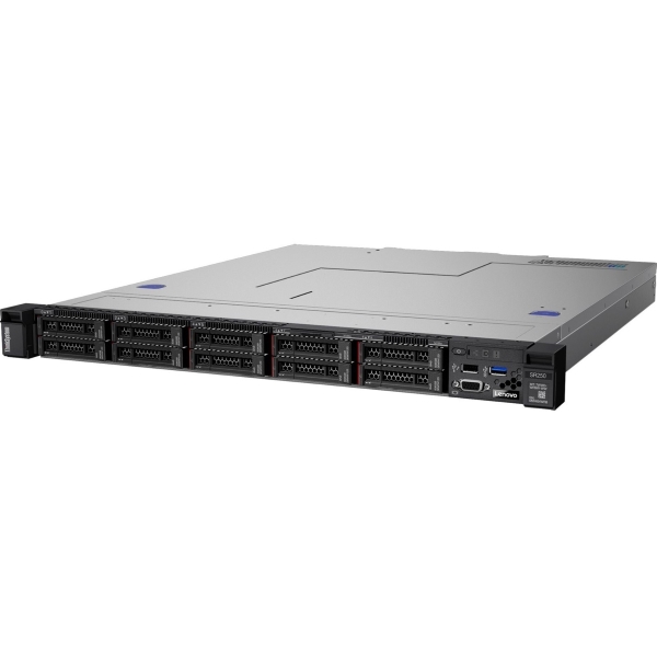 Сервер Lenovo ThinkSystem SR250 [7Y51A02YEA] Xeon E-2124/ 16GB/ 2x 2TB HDD (up to 2 LFF)/ noODD/ Intel RSTe (RAID 0/1/10/5)/ 2x GbE/ 1x 300W/ XCC Standart изображение 1