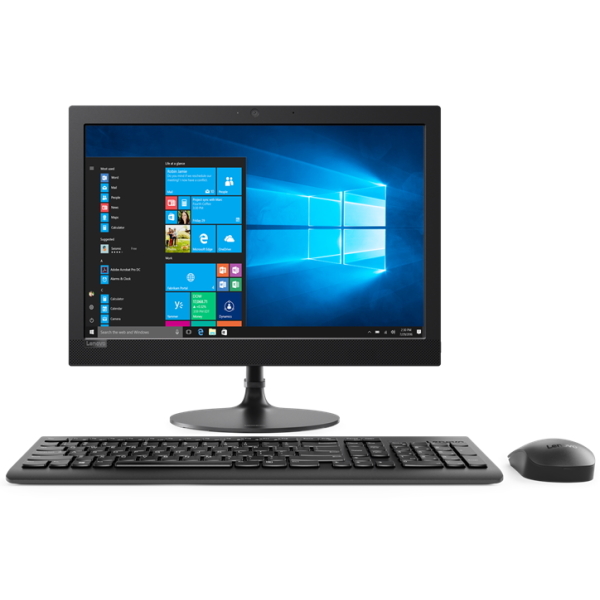Моноблок Lenovo IdeaCentre 330-20AST 19.5" WXGA+/ AMD A6 9225/ 4GB/ 1TB/ DVD-RW/ WiFi/ BT/ DOS/ Black [F0D8005NRK] изображение 1
