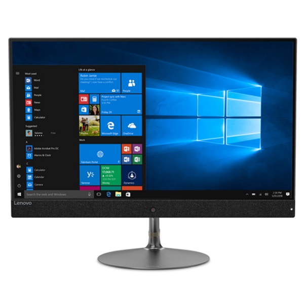 Моноблок Lenovo IdeaCentre 730S-24IKB 23.8" FHD/ Core i3-7020U/ 4GB/ 256GB SSD/ WiFi/ BT/ Win10/ dark grey [F0DY001NRK] изображение 1