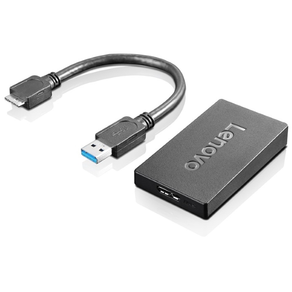 Адаптер Lenovo USB 3.0 to DisplayPort [4X90J31021] изображение 1