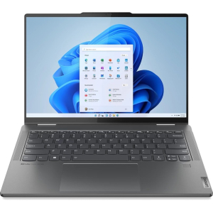 Ноутбук Lenovo Yoga 9 14IRP8 14"(3840x2400 OLED) Touch/ Core i7 1360P/ 16Gb/ 1Tb SSD/ noDVD/ BT/ WiFi/ 75WHr/ 1.4kg/ storm grey/ Win11Home + 65W, Pen, R (83B1002XRK)