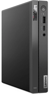 Компьютер Lenovo ThinkCentre Neo 50q G4 slim i5 13420H (2.1) 8Gb SSD512Gb UHDG без ОС GbitEth WiFi BT 90W kb мышь клавиатура черный (12LN005SUM)