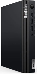 КомпьютерLenovo ThinkCentre Tiny M70q-5 slim i7 14700T (1.3) 16Gb SSD512Gb UHDG 770 без ОС GbitEth WiFi BT 135W kb мышь клавиатура черный (12TD003UUM)