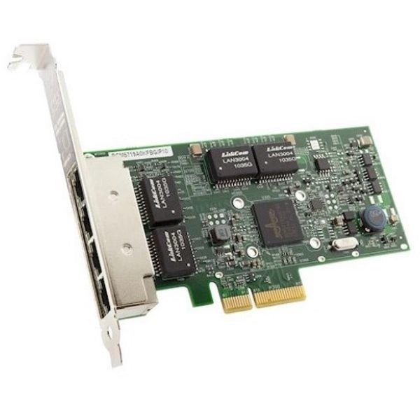 Адаптер Lenovo ThinkSystem Broadcom 5719 [7ZT7A00484] 1GbE 4-Port RJ45 PCIe Ethernet изображение 1
