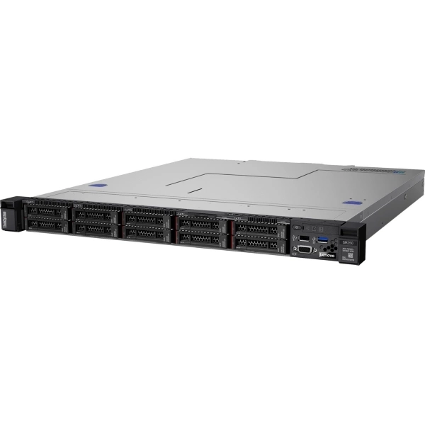 Сервер Lenovo ThinkSystem SR250 [7Y51A026EA] Xeon E-2124/ 8GB/ noHDD (up 4 LFF)/ Intel RSTe/ noODD/ 2x GbE/ 1x 450W (up 2)/ XCC Standart изображение 1